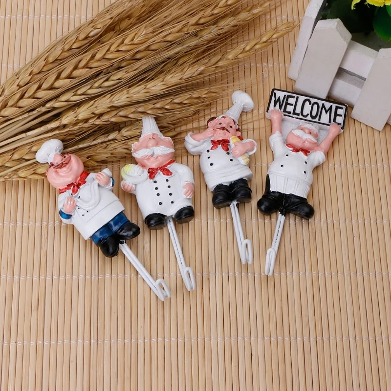 

Kitchen Cartoon Shaped Hook Resin Powerful Adhesive Hanger Wall Storage Rack