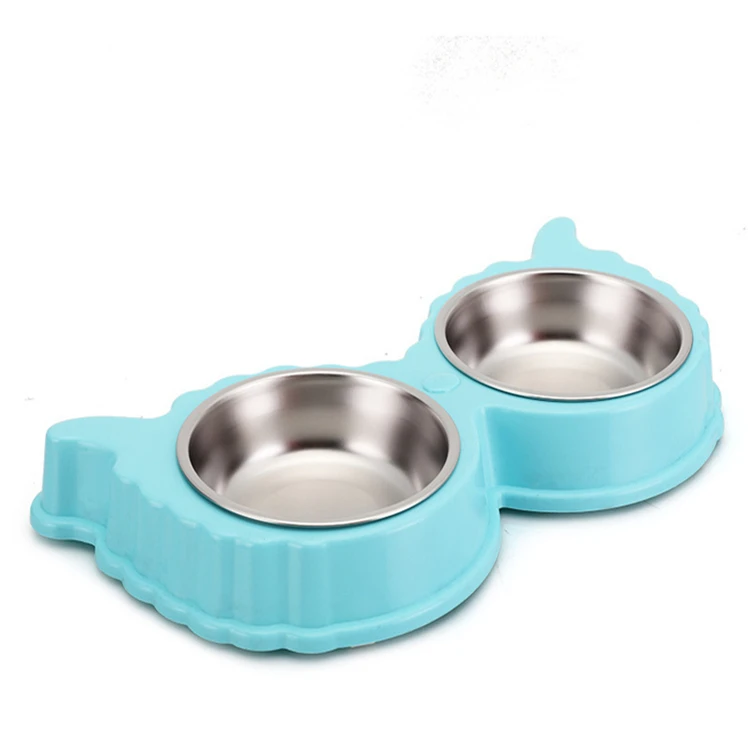 

JY260 food water dog feeder cute sheep pet bowls for wholesale, Mixed color