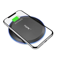 

TOPK B46W 10W LED Portable Mobile Phone Fast Qi Wireless Charger for iPhone Samsung