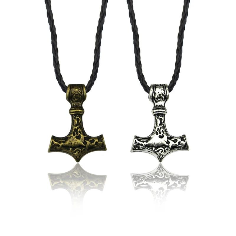 

Thor hammer Mjolnir Viking Amulet Hammer Scandinavian Norse pendant necklace