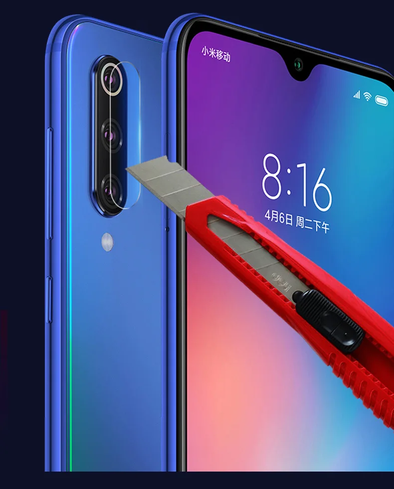 

Glass On For Xiaomi Mi 8 SE A2 Metal Camera Phone Lens Protective Ring For Xiaomi Mi A2 8 Screen Protector Tempered Glass Case, Transparent
