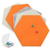 DIY Design Wall Board Hexagon Felt Fabric Wall Boards Self-Adhesive Sticker Home &Office Wall Decor