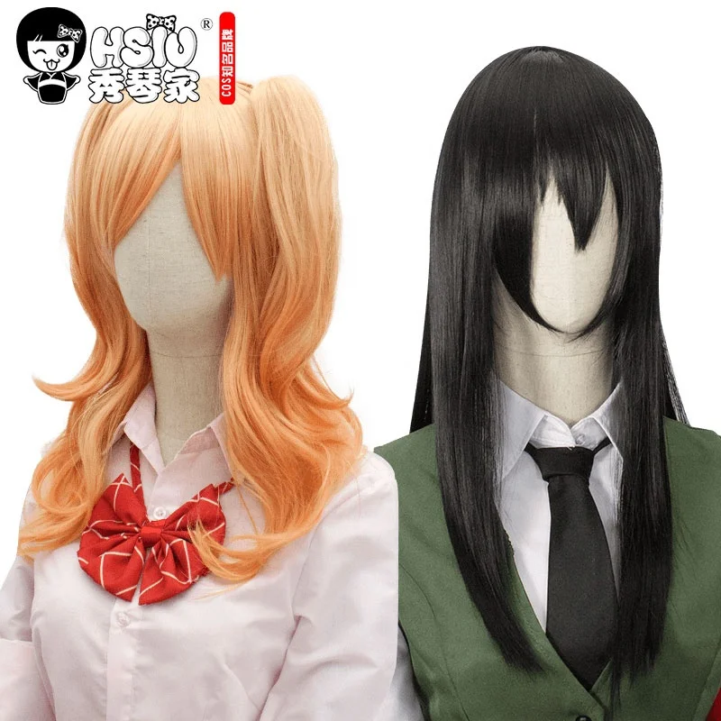 

[Free sample] HSIU Gradient double horsetail Citrus Anime Aihara Yuzu Aihara Mei Cosplay Women Wig Synthetic Hair wig custom