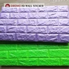 custom 3D wall panel for TV background decoration / PE foam 3D wall panel /colorful wall sticker