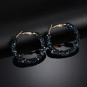 2019 Fashion New jewelry personality Hoop Earrings alloy earrings Christmas Gifts Female Wedding Party Decoration Supplies