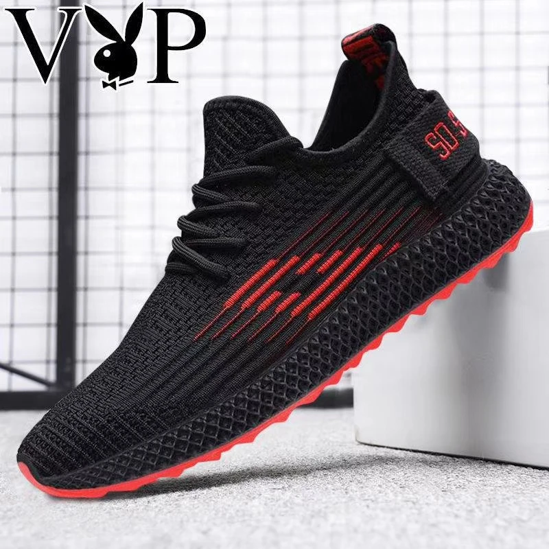 

Wholesale newest fashion shoe brands men running breathable sport shoes, /red/white