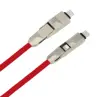 6 in 1 data cable lighting/micro/type c for android and ios