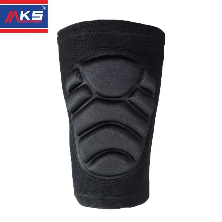 

Customizable adult anti-collision knee pads with thick sponge pads Neoprene support Knee Brace, Black