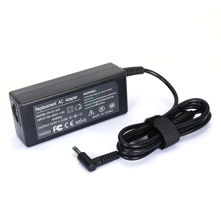 

Adapter Charger For HP Stream 11 13 14 15 Notebook 19.5V 3.33A 65W 4.5*3.0mm tip