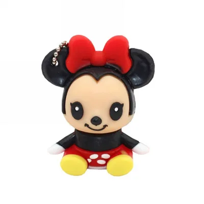 

New Cute Fancy Mickey Mouse 3D cartoon series PVC USB Flash drive memory stick USB 2.0 USB 3.0, Silver