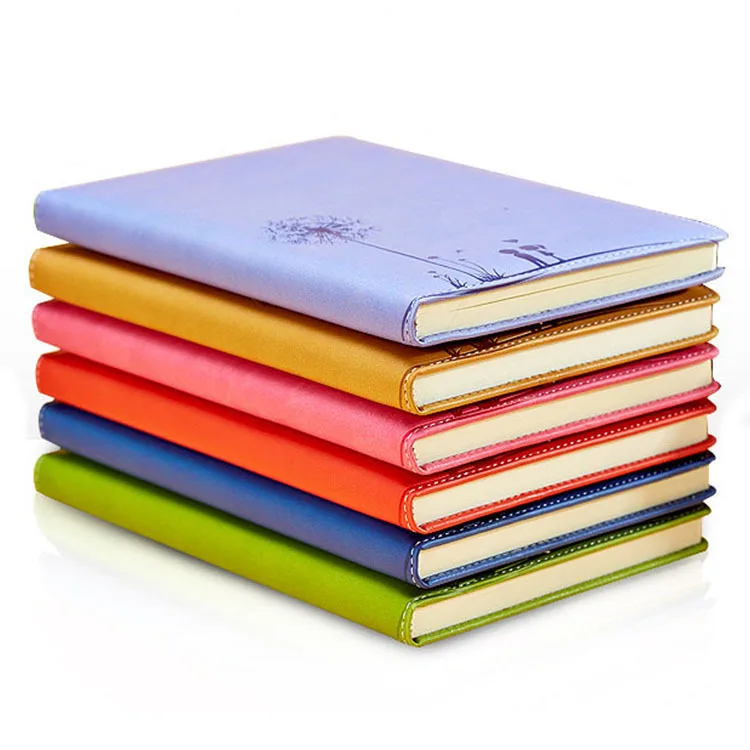 

Manufacturer PU leather notebook customized logo creative office culture and education diary student stationery spot