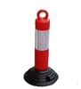 Road Safety Flexible Traffic Delineator Post With Rubber Base