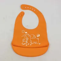 

High Quality Customized Waterproof Silicone Baby Bib for Restaurant