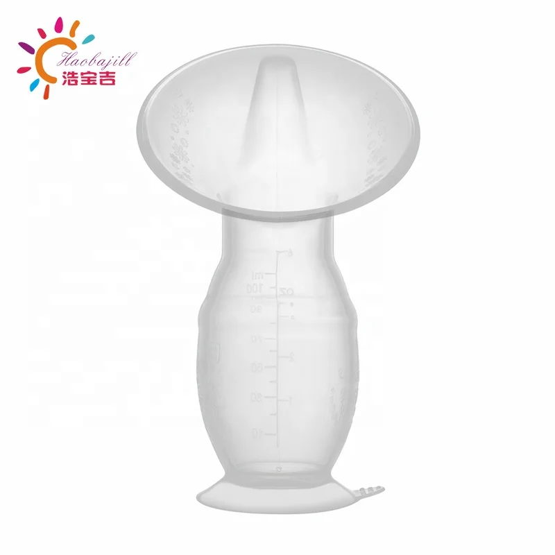 Food Grade manual silicone breast milk saver suction collector pump