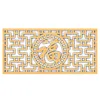 Interior Carved Room Divider Laser Decorative Cutting Aluminum Partitions For House