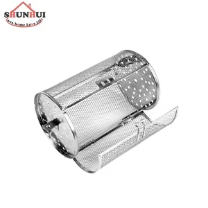 Image of Oven Roaster Rotisserie Grill Basket Stainless Steel Rotisserie Basket