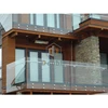 316/304 railing&handrail system outdoor indoor mirror polished stair stainless steel patch fitting glass railing