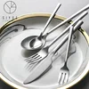Hot Selling High Quality French Flatware Sets Scrub Surface Dessert Knife Fork and Spoon