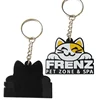 Keyrings Custom Size Pantone Color Chart Embossed 3d Soft Bottle Shape Chain Key Rings Sale Rainbow Pvc Keychain For Gay