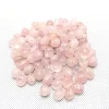 natural pink gemstone semi precious crystal quartz rose quartz gravel shine polishing