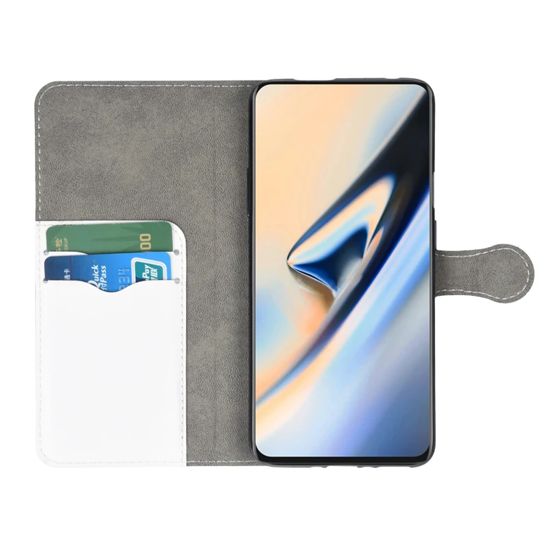 New Arrivals 2019 UV Printing Ultra Slim Flip Leather Wallet Phone Case for OnePlus 7 Pro 7Pro case