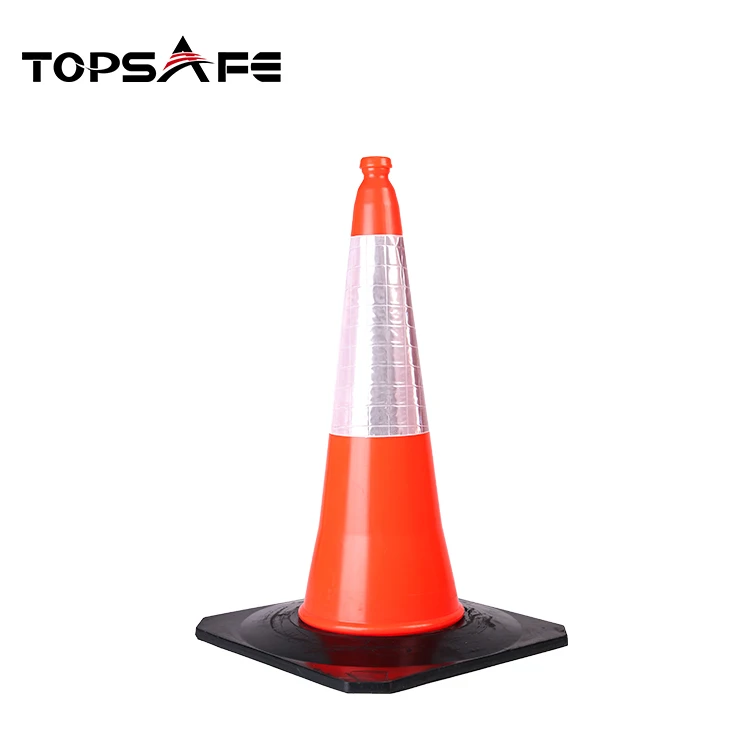 Widely Use S-1215 Channelizing T-Top Traffic Waning Plastic Bollard