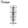 Metal 4 side using rotating display stand metal keys hanging display stand china made