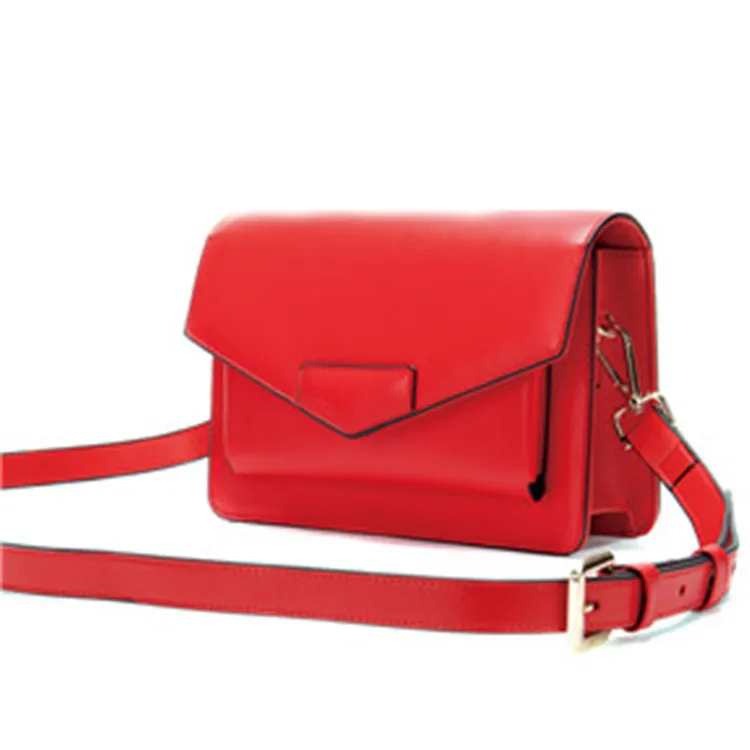 

Factory Drop Shipping Accept Sample Womens Leather Mini Satchel Bag, Red