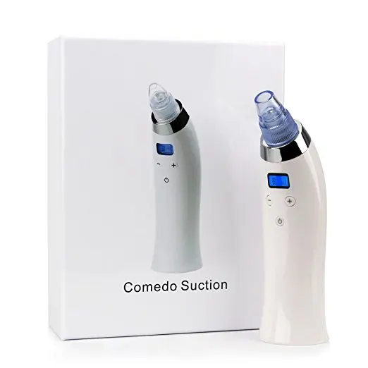 

Portable Beauty Equipment Vacuum sucking blackhead cleaner, White and blue or customize