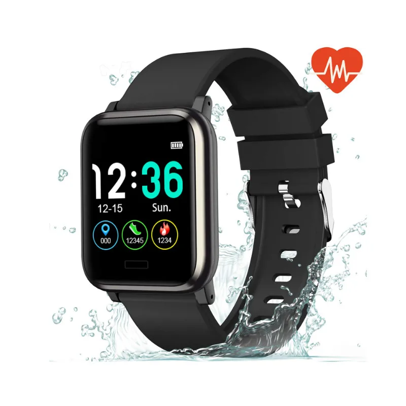 

IP68 Waterproof Sport Fitness Tracker Smart Band Heart Rate Monitor