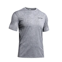 

2019 New Design Breathable Gym Clothes Elasticity Jogging Mens Running Compression Fitness Jogging Gym T Shirt