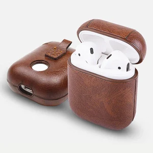 Shockproof Anti Lost Leather Case Carabiner Apple AirPods