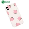 Applicable small fresh peach for iphoneX mobile phone shell for Iphone X XSMAX Blu-ray protective cover all-inclusive anti-fall