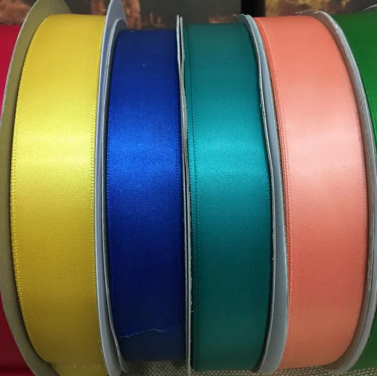 Fashion double face nylon satin ribbon with print nylon ink ribbon for packing use