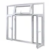 side hinged window/aluminium side opening window/double hinged windows