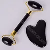 support brand 100% Anti-aging anti-wrinkles line Jade Roller Facial massage&guasha Scraping tool set