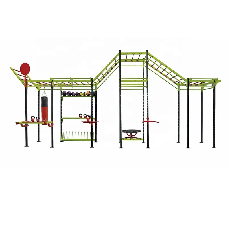 

Commercial Multifunction Cross training Fit Gym Power Crossfits Fitness Rack, Red