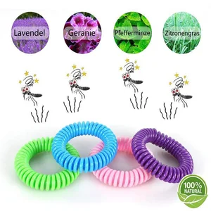 Image of Environmental Long Lasting Natural Mosquito Repellent bracelet Plant Essence Non-Toxic Band