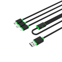 

2A USB 3 in 1 Cable Sync Data Charging Cable for iPhone , for Android , for Type C