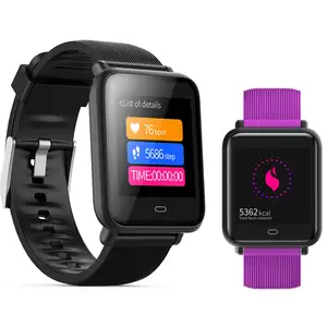 Q9 Smartwatch IP67 Waterproof Sports For Android IOS With Heart Rate Monitor Blood Pressure Functions Smart Watch