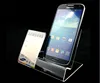Hot-selling acrylic mobile cell phone display stands rack with Advertising price label