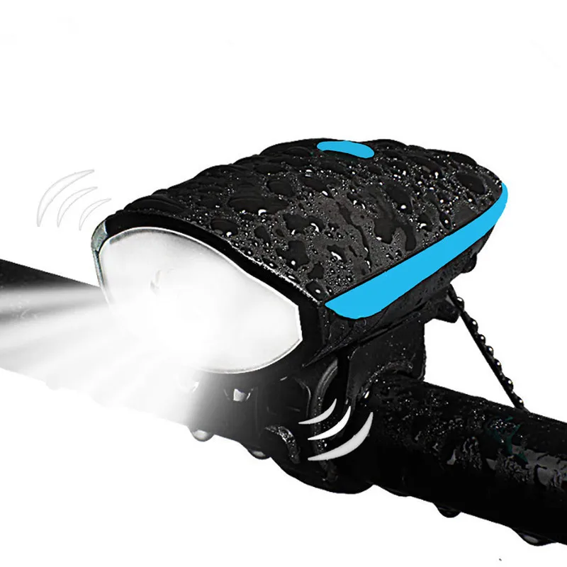 

Super Bright USB Rechargeable LED bike front light Speaker bicycle light