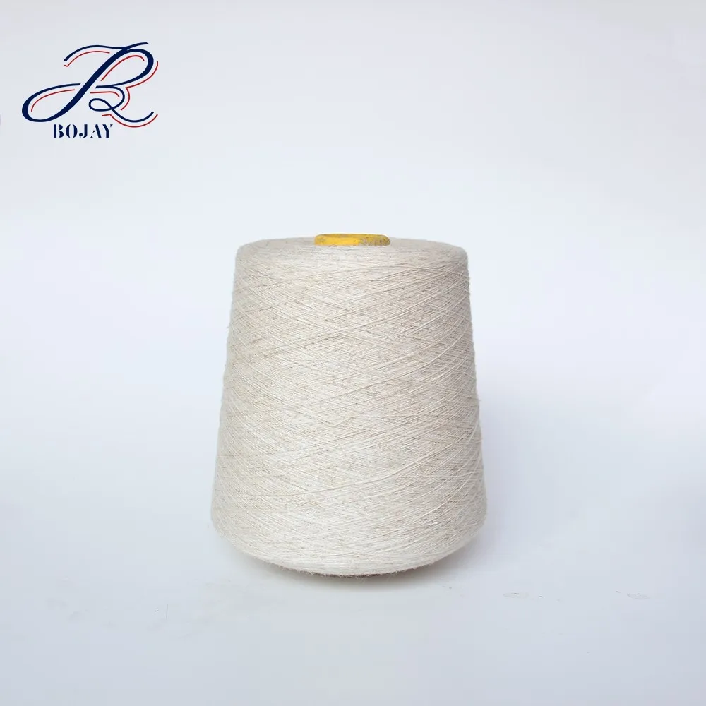 
Bojay Nm 24/1 white bleached Flax yarn 100% Linen yarn wet spining from China factory 