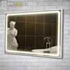 Professional Unique Aluminum Structured LED Illuminating lighted Restroom Vanity Mirror