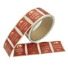 Wholesale Matt Waterproof Vinyl Self Adhesive Logo Roll Stickers Printed Private Customized Gold Foil Labels For Packing