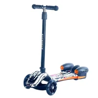 

Fashion cool baby scooter factory wholesale baby toys PU flash wheel scooter