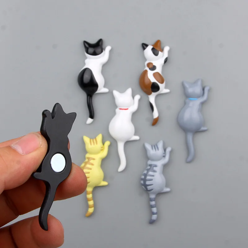 

Funny 3D Resin cute cat Fridge Refrigerator Magnets Good Gift