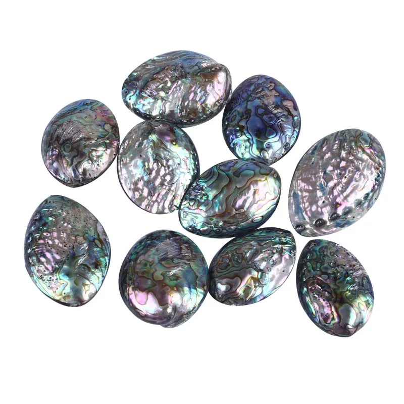 
50mm Freeform Natural Big Abalone Shell Loose Beads 