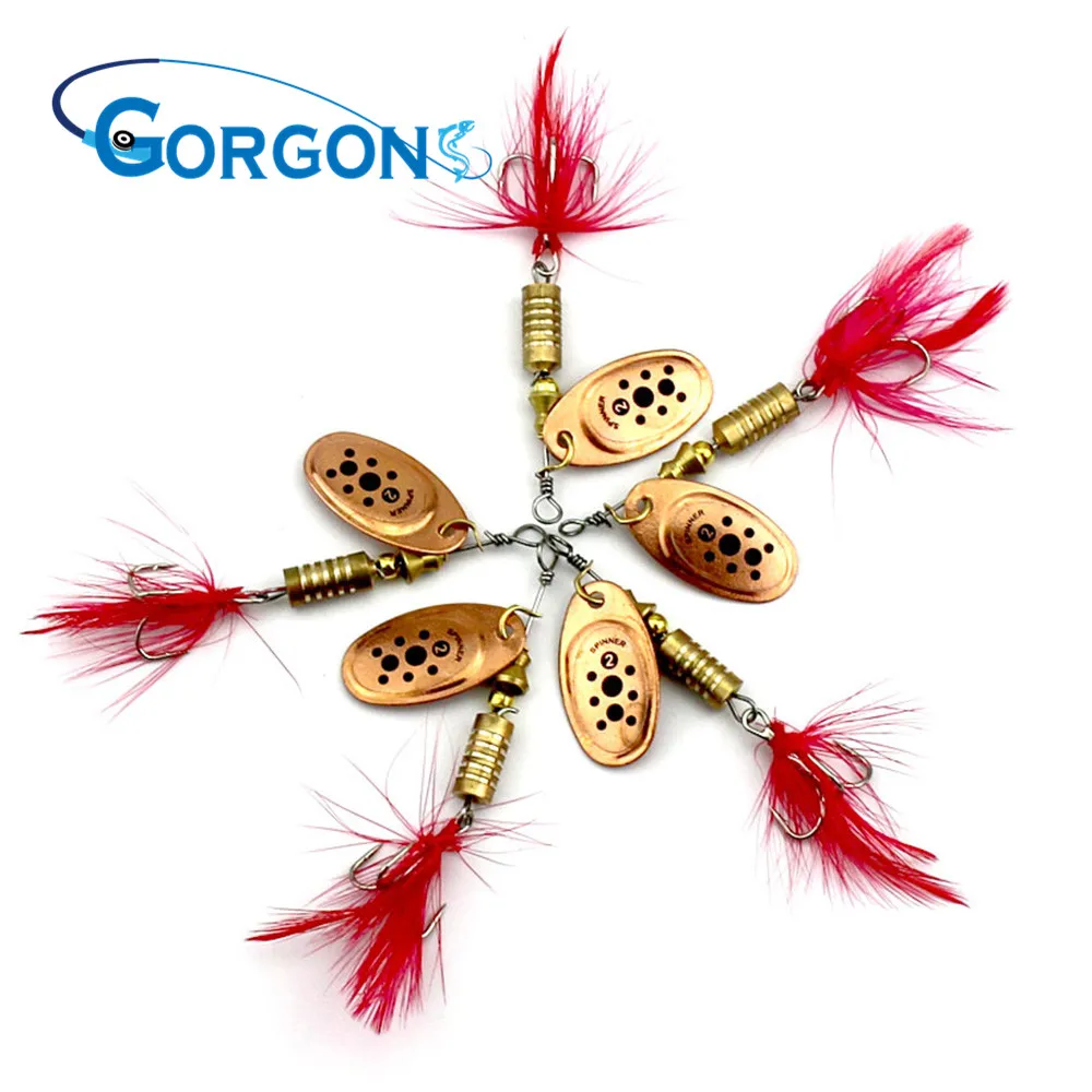 

Gorgons 65mm 5g manufacturer custom trout spinners fishing spinner fishing lure