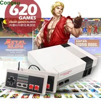 

for HDMI or AV output Retro Classic Video Game Console Built-in 620 Games 8 Bit Family TV handheld game player Double Gamepa